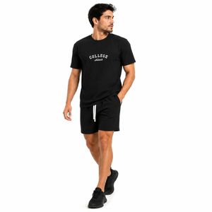 ست تی‌شرت آستین کوتاه و شلوارک ورزشی مردانه مدل casual