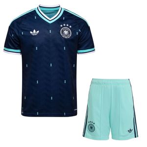 ست تی‌شرت آستین کوتاه و شلوارک ورزشی مردانه مدل آلمان away wc 2026