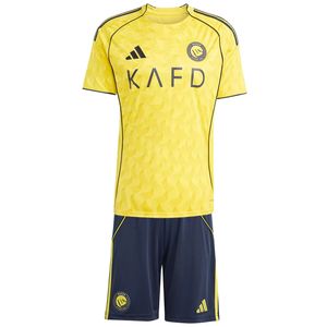 ست تی‌شرت آستین کوتاه و شلوارک ورزشی مردانه مدل النصر عربستان home 2026
