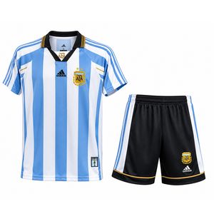 ست تی‌شرت و شلوارک ورزشی پسرانه مدل gs m world cup 317988
