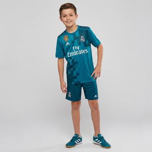 ست تی‌شرت و شلوارک ورزشی پسرانه مدل رئال مادرید کد away 2018