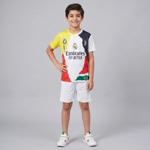 ست تی‌شرت و شلوارک ورزشی پسرانه مدل منتخب رونالدو
