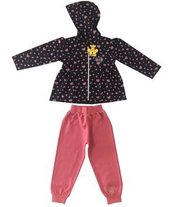 ست سویشرت و شلوار دخترانه خرس کوچولو مدل baby heart کد 03