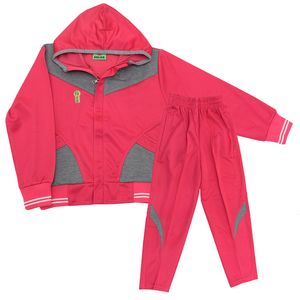 ست سویشرت و شلوار ورزشی دخترانه گل ها مدل sport