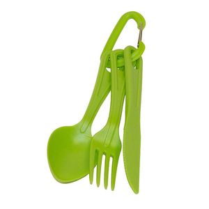 ست قاشق چنگال کارد سفری سی تو سامیت مدل cutlery set کد f2023 مجموعه 3 عددی