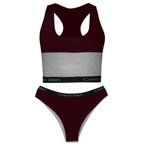 ست نیم تنه و شورت ورزشی زنانه کوزا مدل 9140 5 رنگ زرشکی