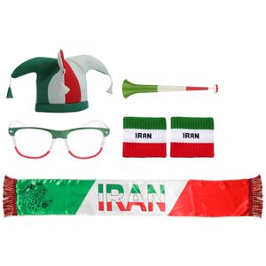 ست هواداری مدل تیم ملی ایران کد gls shine بسته 6 عددی