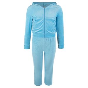 ست هودی و شلوار دخترانه مدل blue