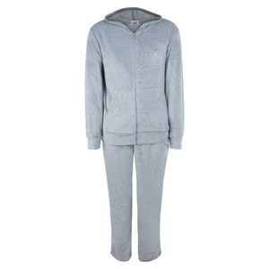 ست هودی و شلوار دخترانه مدل grey