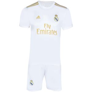ست پیراهن و شورت ورزشی طرح رئال مادرید مدل hazard کد real 1 iri