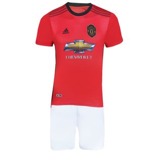ست پیراهن و شورت ورزشی طرح منچستر یونایتد مدل rashford کد man.u 1 iri