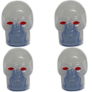 سر والف لاستیک دوچرخه هارمن مدل بدون باتری skull203 بسته 4 عددی