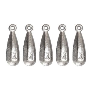 سرب ماهیگیری مدل اشکی کد 4 110g بسته 5 عددی