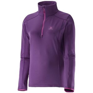 سویشرت زنانه سالومون مدل discovery active cosmic pur