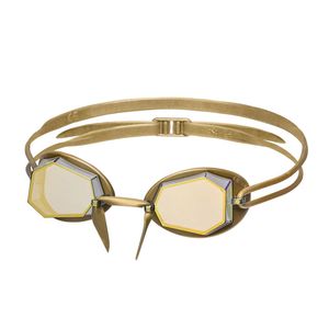 عینک شنا هد مدل diamond gold mirrored