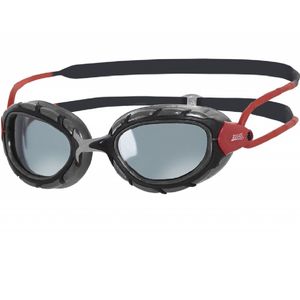 عینک شنای زاگز مدل predator red grey