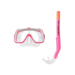 عینک و اسنورکل شنای بچگانه آروپک مدل swordfish kid pink سایز m