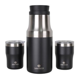 فلاسک سانتکو مدل molle and nora به همراه 2 عدد لیوان گنجایش 1.2 لیتر