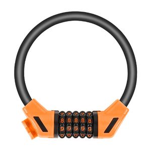 قفل دوچرخه مدل رمزدار کابل کوتاه کد opass 40cm