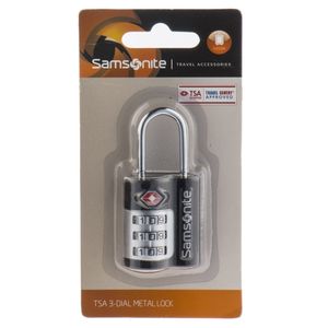 قفل رمزی سامسونیت مدل z34 165 tsa 3 dail metal
