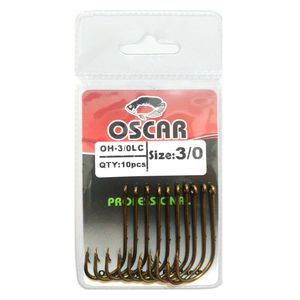 قلاب ماهیگیری اسکار مدل oh 3 0lc سایز 3_0 بسته 10 عددی