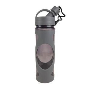 قمقمه دوچرخه مدل روکش دار کد 02t گنجایش 0.5 لیتر