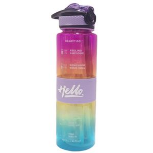 قمقمه طرح hello کد 3124 گنجایش 1 لیتر