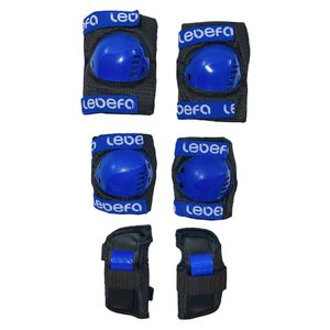 لوازم ایمنی اسکیت مدل leoefa کد l e100 مجموعه 6 عددی
