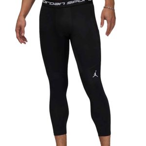 لگینگ ورزشی مردانه ایر جردن مدل dri fit 3_4 length tights کد fv8634 010
