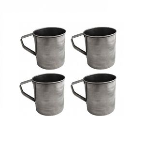 لیوان سفری مدل steel555 8 بسته 4 عددی