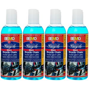 مایع زنجیر شوی دوچرخه بمو مدل b10 حجم 250 میلی لیتر بسته 4 عددی