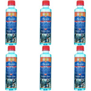 مایع زنجیر شوی دوچرخه بمو مدل b10 حجم 250 میلی لیتر بسته 6 عددی