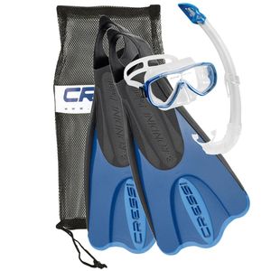 مجموعه اسنورکلینگ کرسی مدل elastic short bag blue سایز 41 44