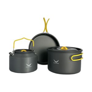 مجموعه ظروف 3 نفره کمپینگ اسنوهاوک مدل sn t111