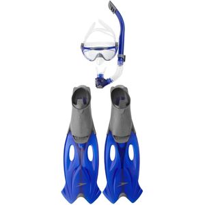 مجموعه عینک غواصی اسنورکل و فین اسپیدو مدل glide سایز s