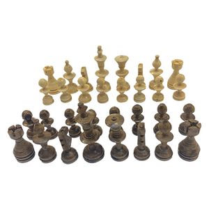 مهره شطرنج مدل چوبی طرح کلاسیک کد 2 مجموعه 32 عددی