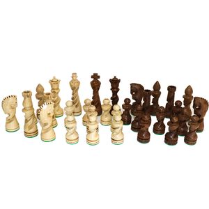 مهره شطرنج مدل چوبی فانتزی کد e03