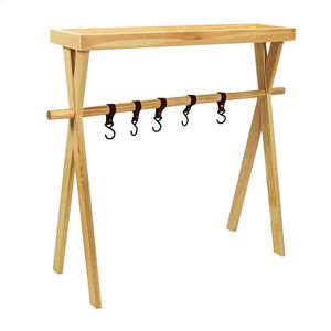 میز سفری تاشو آرت هوم مدل ob a سایز صفحه 15×60 سانتی‌متر