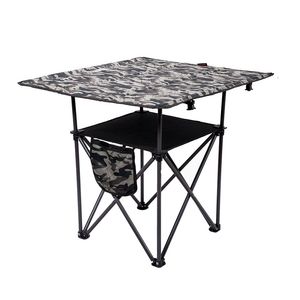 میز سفری تاشو رویال مدل دو طبقه سایز صفحه 80×80 سانتی متر