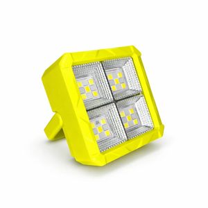 نورافکن دستی شارژی و خورشیدی مدل gbl 112 با نور مهتابی