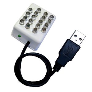 نورافکن دستی مدل uv 18led