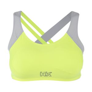 نیم تنه ورزشی زنانه اچ کی مدل 002 yellow