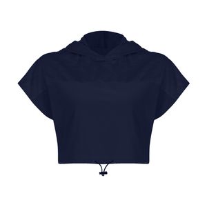 نیم تنه ورزشی کلاه دار زنانه هالیدی مدل a25404  navy