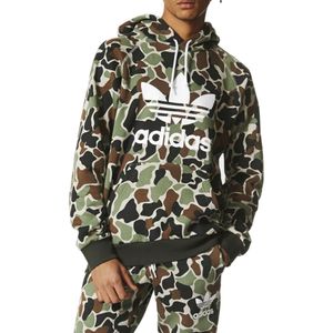 هودی نخی جلو بسته مردانه camouflage trefoil   آدیداس