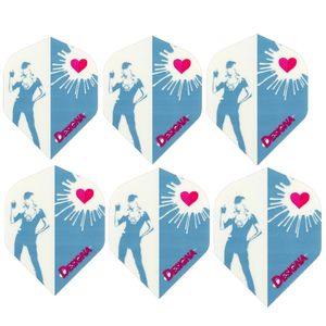 پر یدک دارت مدل designa کد 100mic womanheart بسته 6 عددی