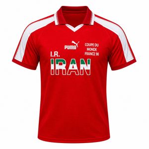 پولوشرت آستین کوتاه ورزشی مردانه مدل کیت دوم ایران جام جهانی کد 1998   02