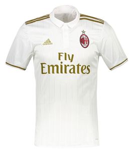 پولوشرت ورزشی آستین کوتاه مردانه ac milan away replica   آدیداس