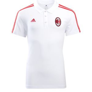 پولوشرت ورزشی نخی مردانه ac milan 3 stripes   آدیداس