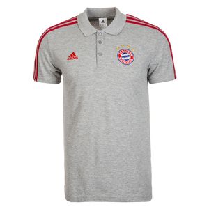 پولوشرت ورزشی نخی مردانه fc bayern 3 stripe   آدیداس