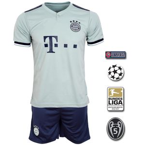 پیراهن و شورت ورزشی طرح بایرن مونیخ مدل away18_19 به همراه تگ